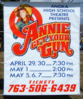 Anoka HS - Annie Get Your Gun Banner