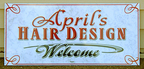 April's Hair 12 x 24 Dibond sign