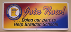 Brandon Schools Display Banner