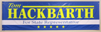 Hackbarth Political Campaign Banner