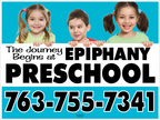 Epiphany Catholic Preschool 18" X 24" Corrugated yard sign